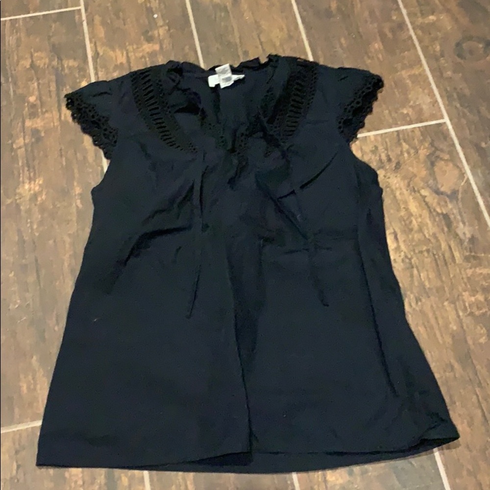 Navy blouse